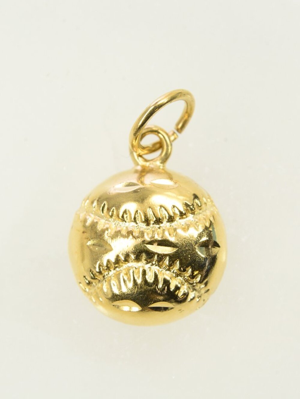 10K Baseball Pendant